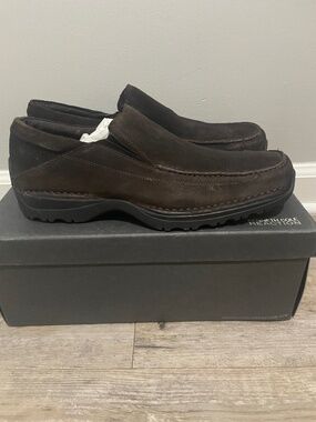 Men’s Kenneth Cole Brown Suede Loafers – Size 10.5